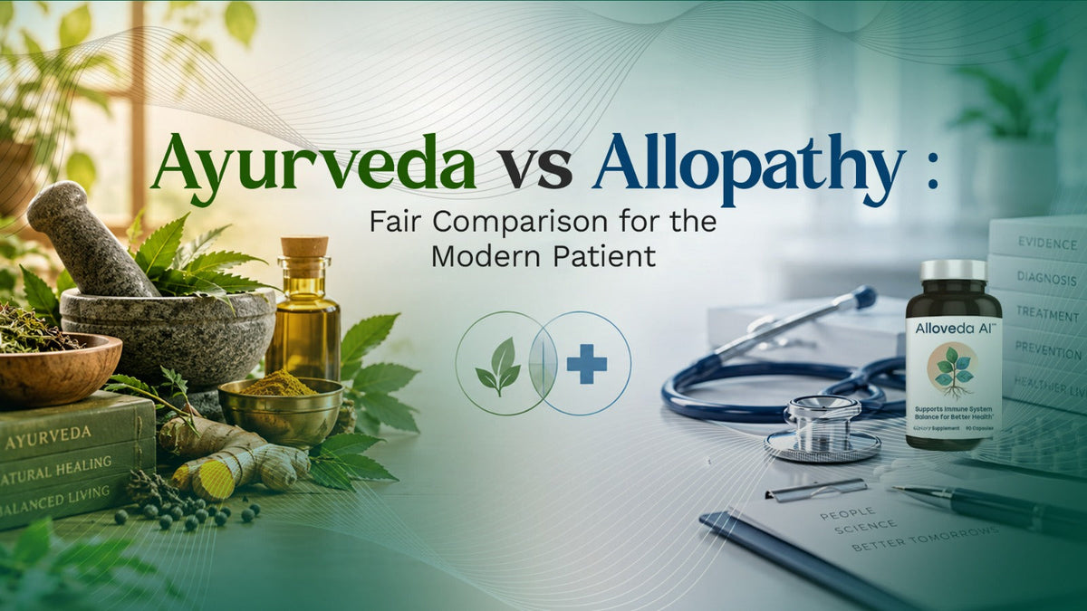 Ayurveda vs Allopathy: A Fair, Evidence-Based Comparison